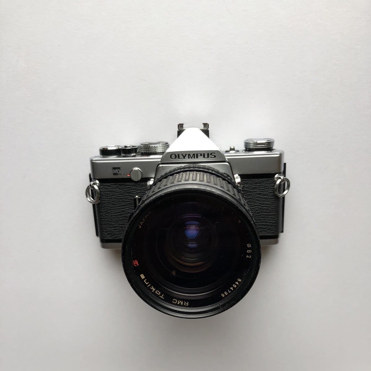 OM-1 Olympus OLYMPUS 28-70mm 35mm Film SLR Camera w⁄ Tokina Lens