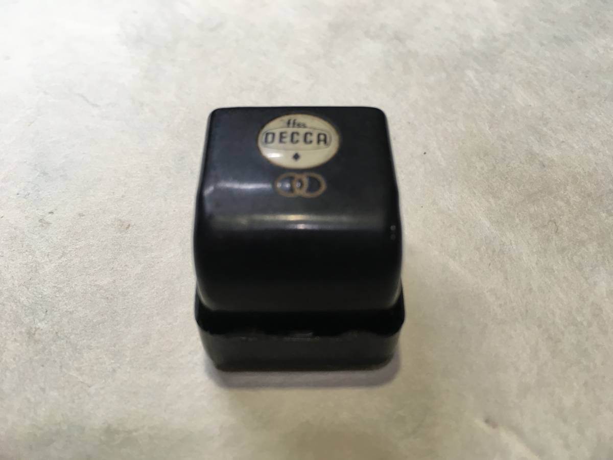 美品 DECCAデッカのカートリッジ用の専用アダプター デッカ Decca MarkⅠ ステレオカートリッジ 【公式通販】