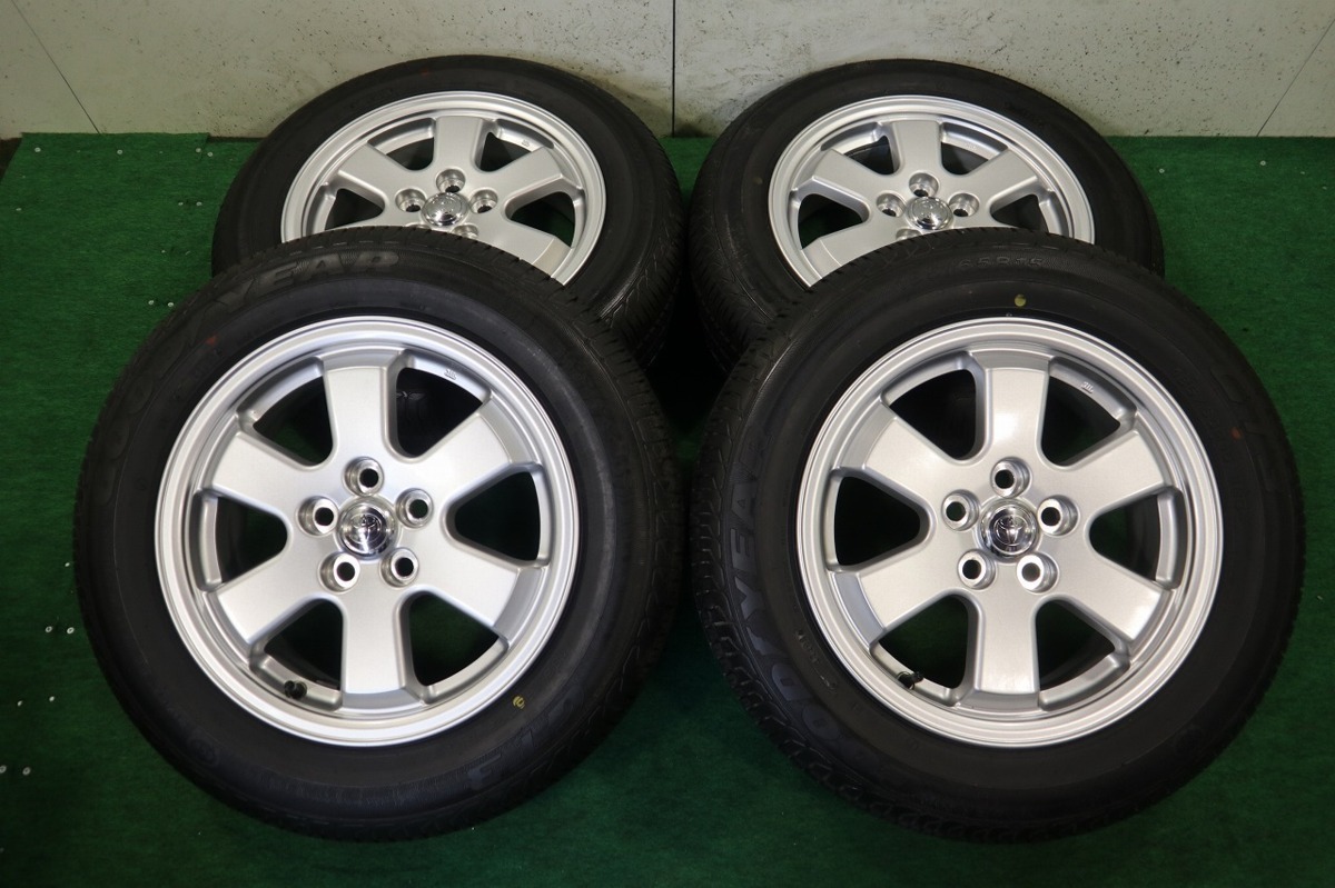 6656◇トヨタ20プリウス純正15インチ 美品！約10分山タイヤ 185/