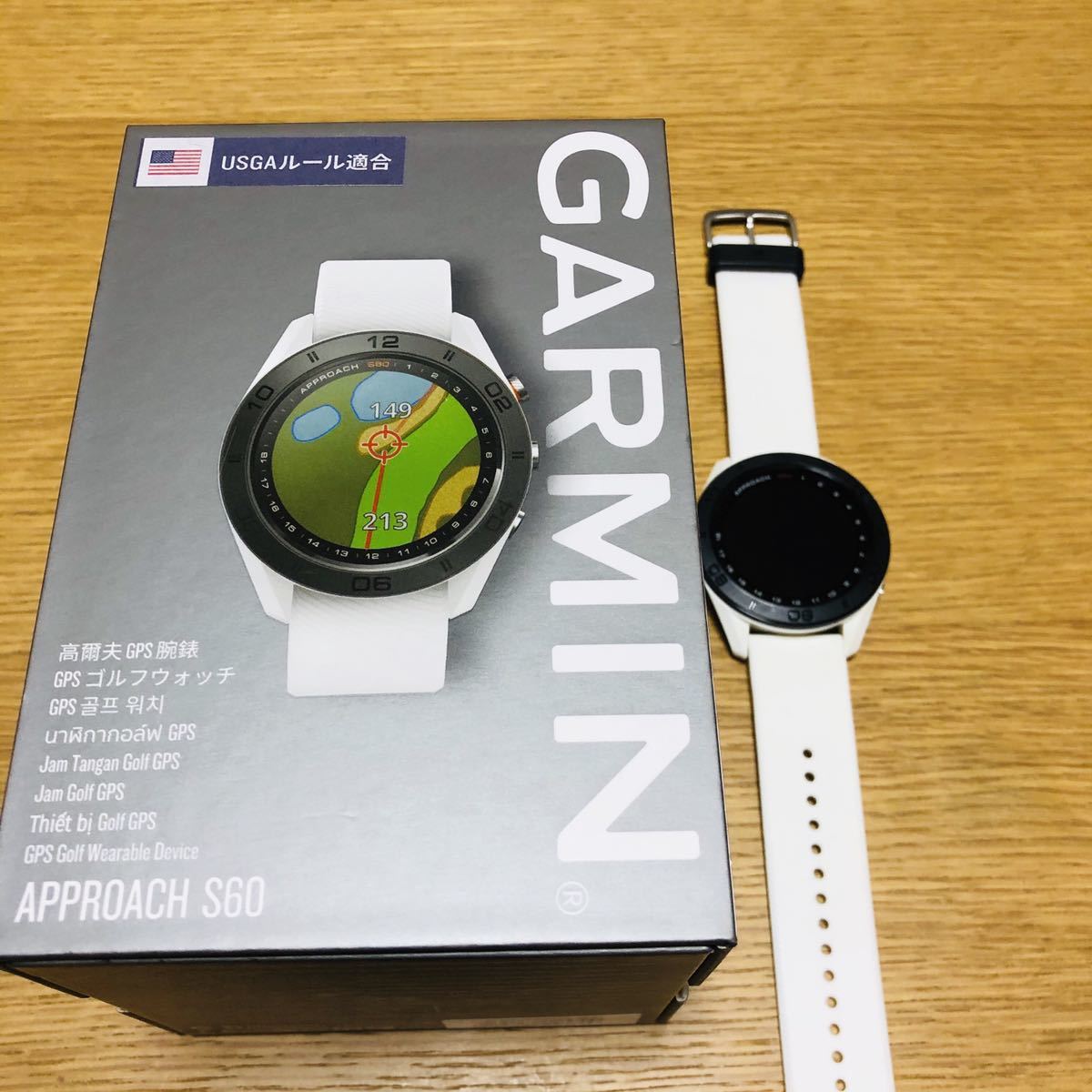  GARMIN ガーミン ガーミンアプローチS60 Approach アプローチS60 GPSゴルフナビ ゴルフウォッチ(GPSナビ)｜売買されたオークション情報、yahooの商品情報をアーカイブ公開 - オークファン GPSナビ