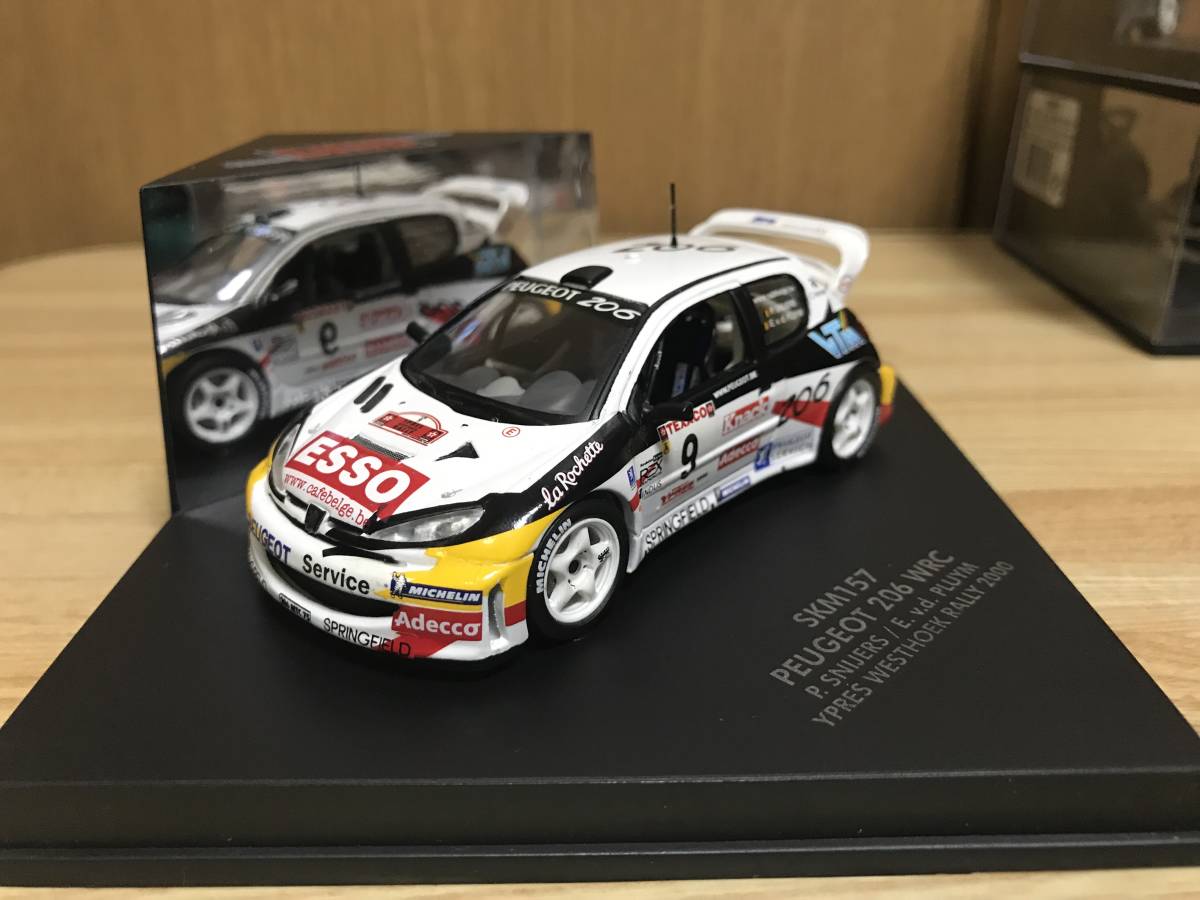 IXO 1:43 Peugeot 206 WRC Ypres 2000 N°9 - Miniature Rallye Collection