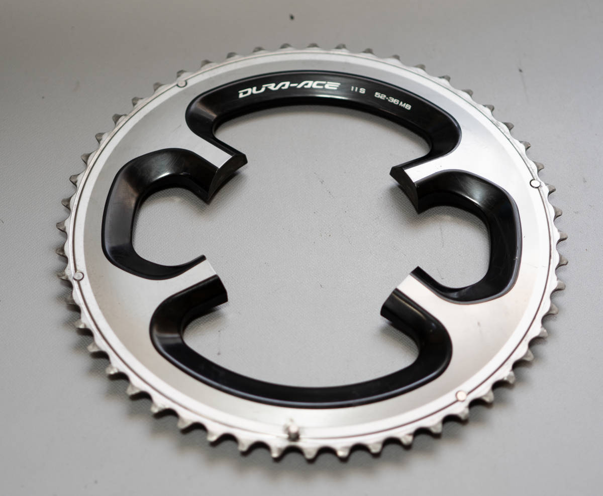 人気，限定セール シマノ DURA-ACE FC-9000アウターチェーンリング52T 品 52-36T用(チェーンリング)｜売買されたオークション情報、yahooの商品情報をアーカイブ公開 - オークファン チェーンリング