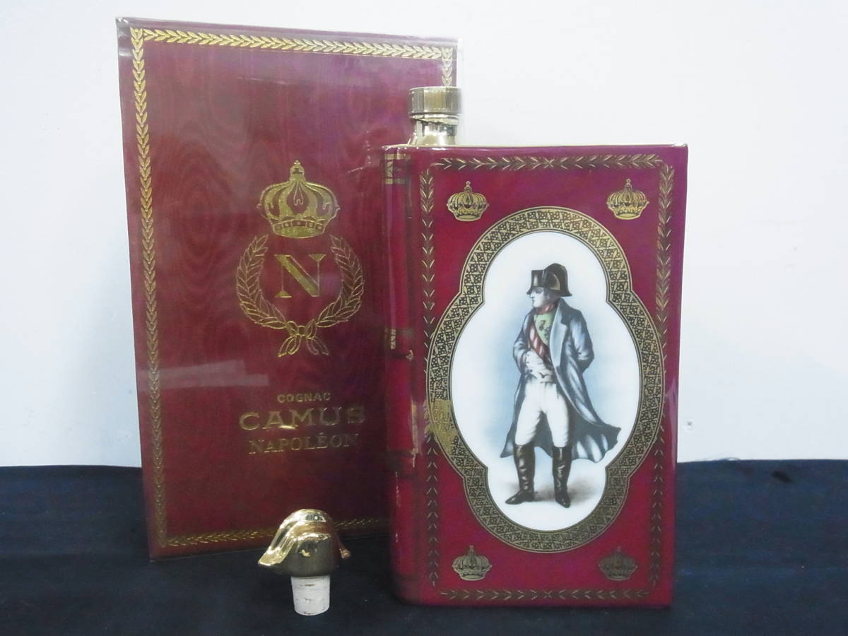  0720 C65 未開栓 CAMUS カミュ ナポレオン ブック レッド 700ml ブランデー コニャック 替え栓付 ケース付(カミュ)｜売買されたオークション情報、yahooの商品情報をアーカイブ公開 - オークファン コニャック