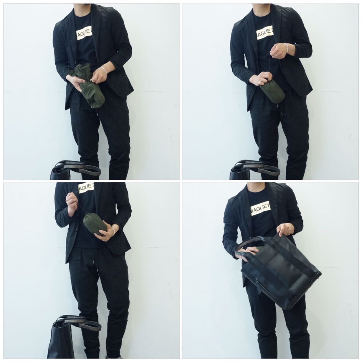 □ TFW49□LIGHT WEIGHT 2WAY COAT□カーキ□2□撥水ナイロン