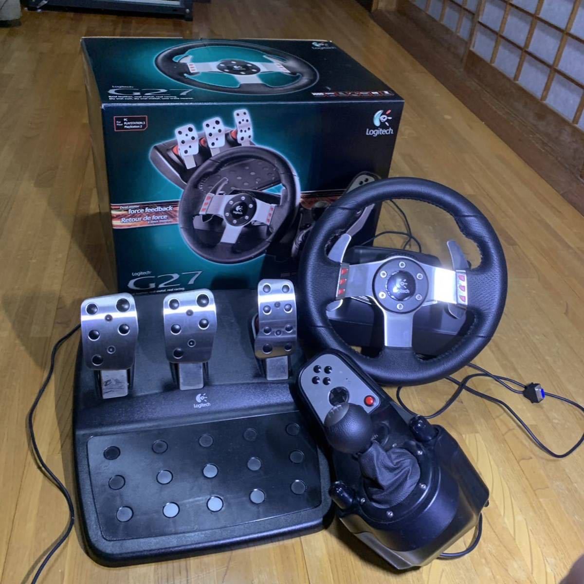Logicool G27 産まれる ハンドルコントローラー