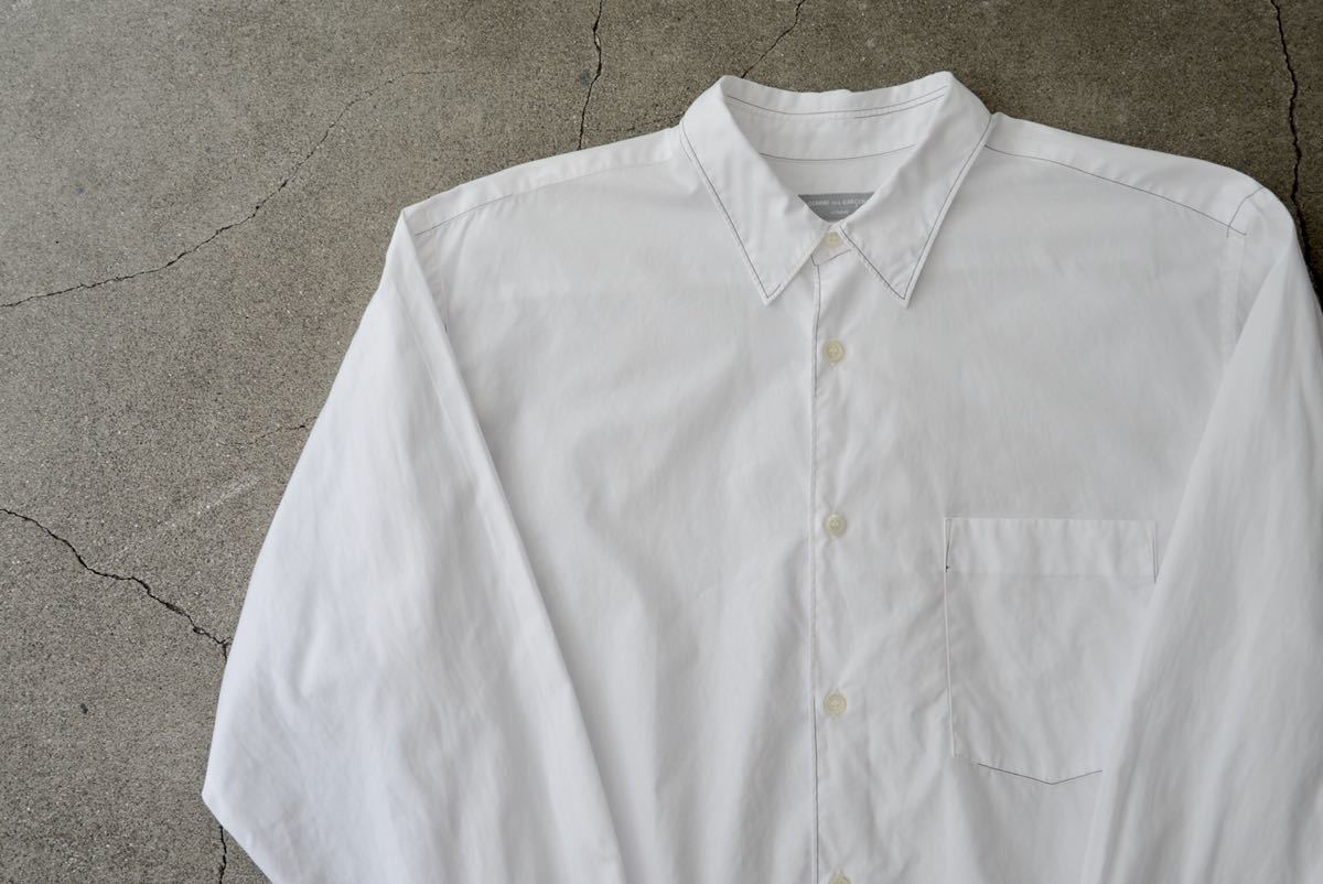 コムデギャルソンオム AD1998 田中オム white 白ステッチ オーバー 