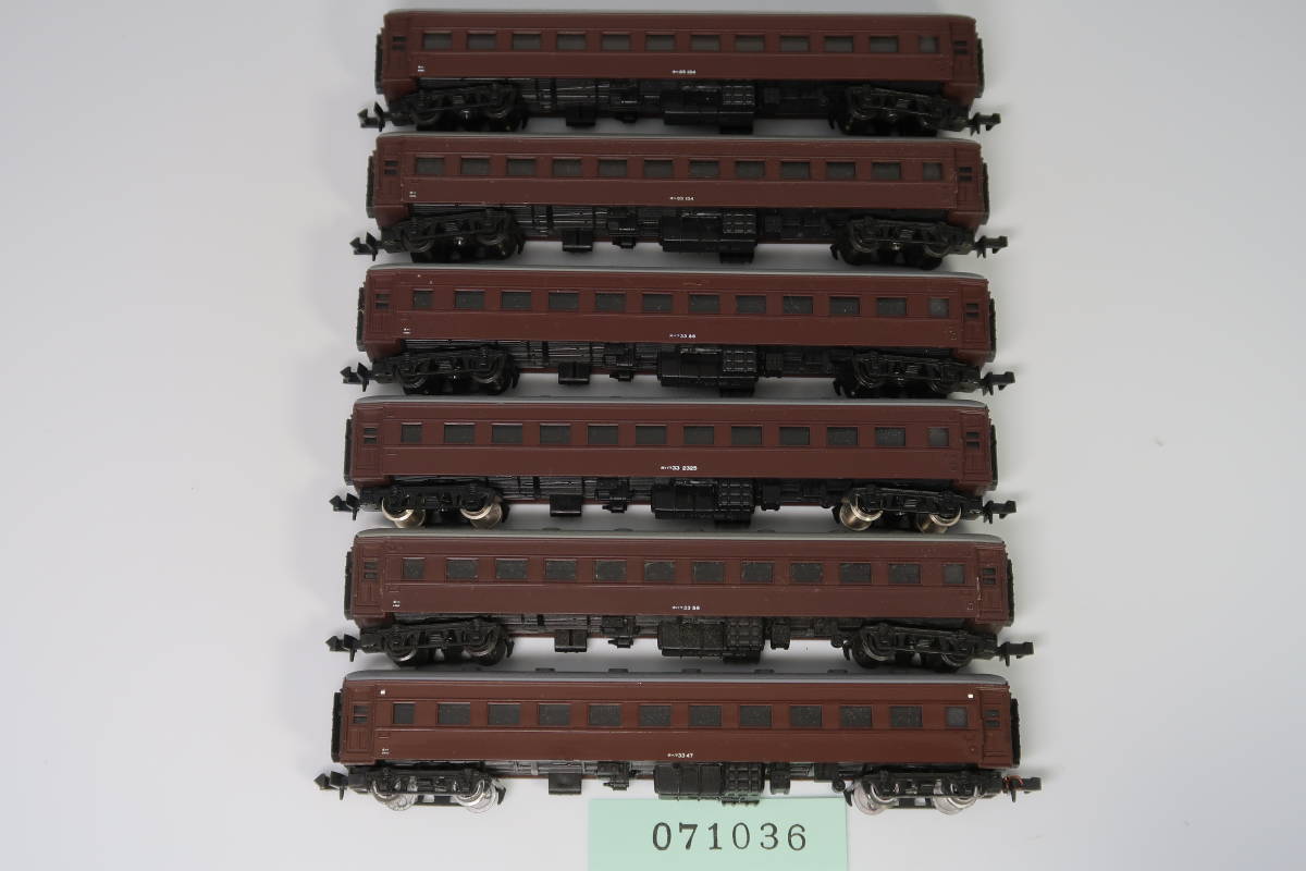 か*ン様 TOMIX 鉄道模型まとめ売り 07-1036【まとめ車両】TOMIX 旧形客車（6両）まとめて【中古品】