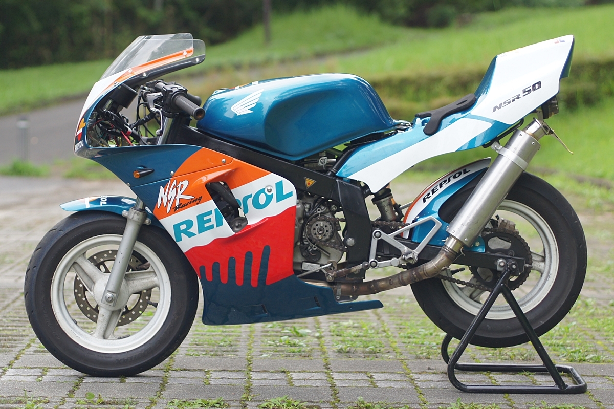 NSR50 ホンダ 懐かしの2ストNSR50を親子でカスタム！長く付き合える1台 