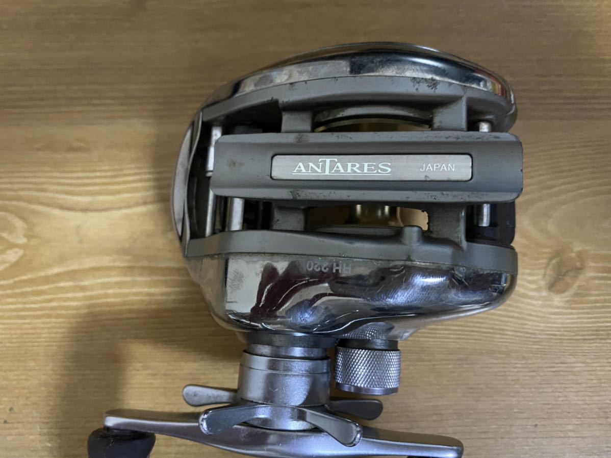 シマノアンタレスRH220スプール付き 程度良好 SHIMANO シマノ アンタレス初代 RH220 深溝スプール変更 箱