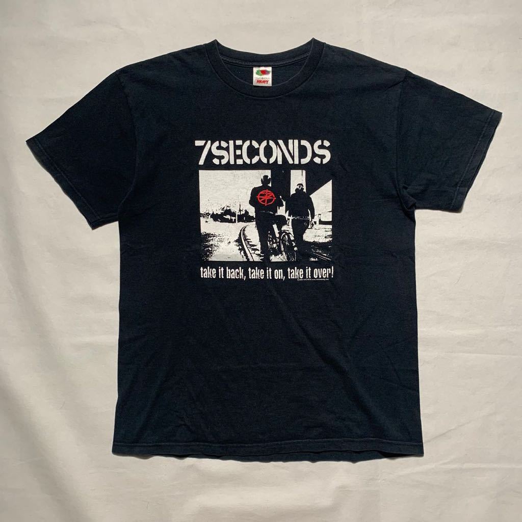 豊富な，定番人気 レア &rsquo;05年 7SECONDS バンド Tシャツ ヴィンテージ パンク / 古着 ロック バンT BLACK FLAG Bad Brains Dead Kennedys misfits 80s 90s(Tシャツ)｜売買されたオークション情報、yahooの商品情報をアーカイブ公 Tシャツ