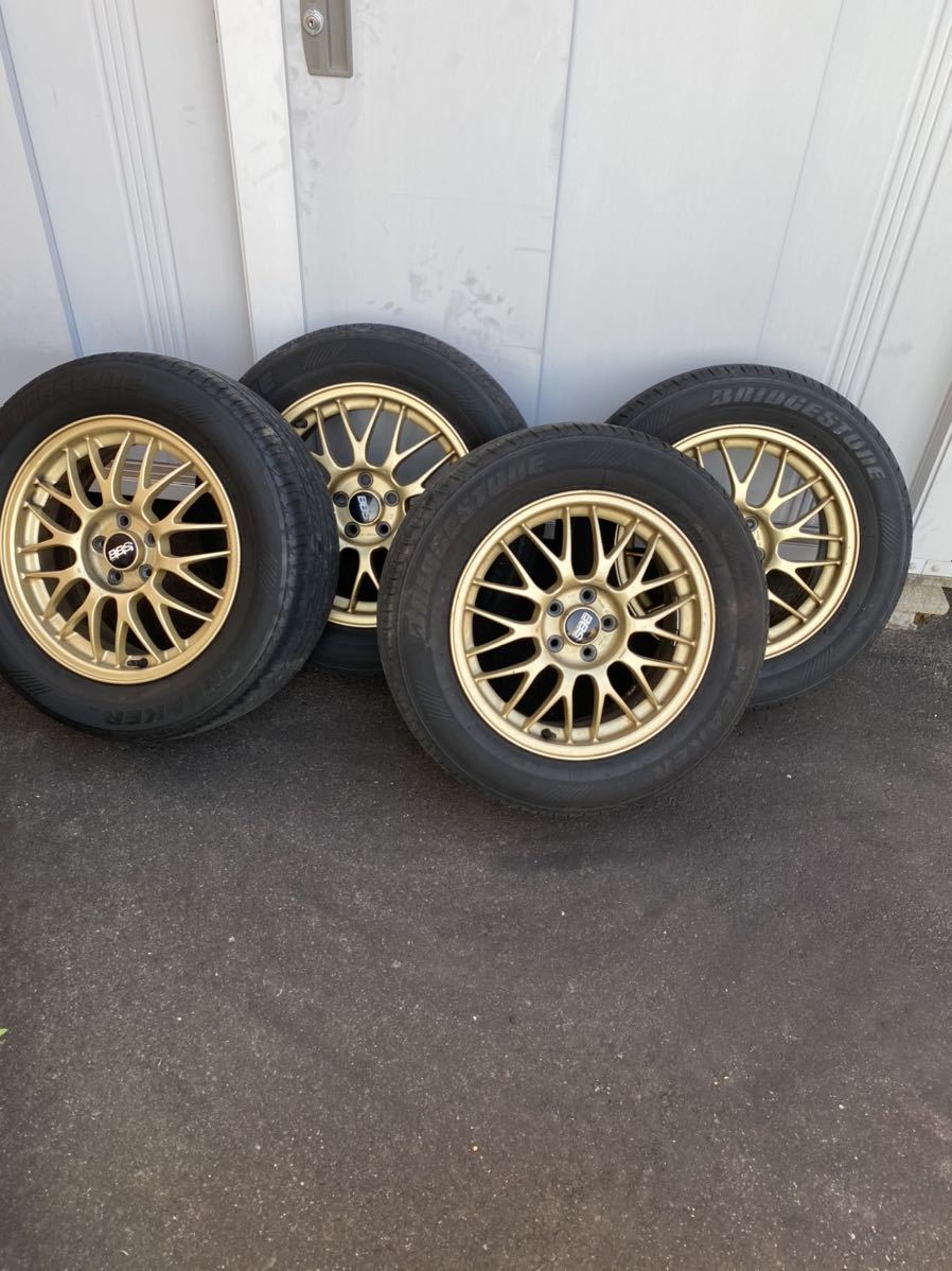 スバル純正 BBS 鍛造 ホイール 16インチ 6.5J +55 PCD100 5穴 4本
