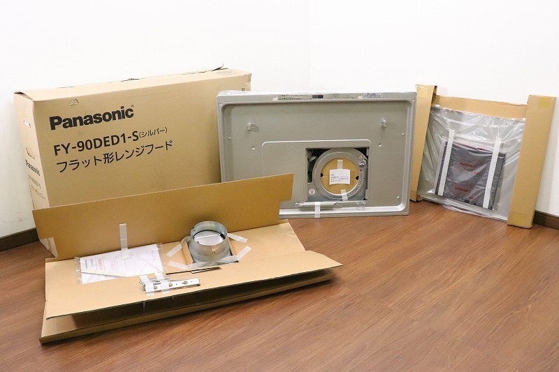 送料無料，得価 M19434 Panasonic/パナソニック フラット形レンジフード シロッコファン 2016年製 FY-90DED1-S(レンジフード)｜売買されたオークション情報、yahooの商品情報をアーカイブ公開 - オークファン キッチン