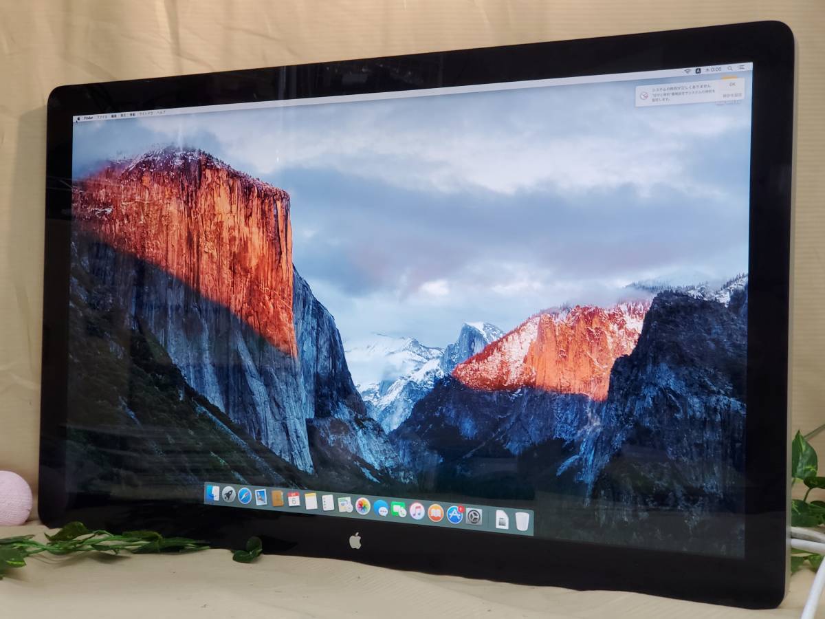 動作OK】Apple LED Cinema Display MC007J/A 27インチ IPS A1316 液晶
