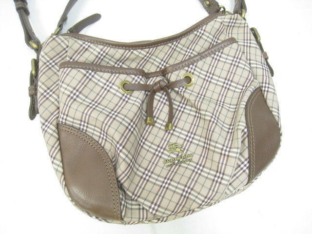 BURBERRY BLUE LABEL バーバリーブルーレーベル チェック柄 ポケット 