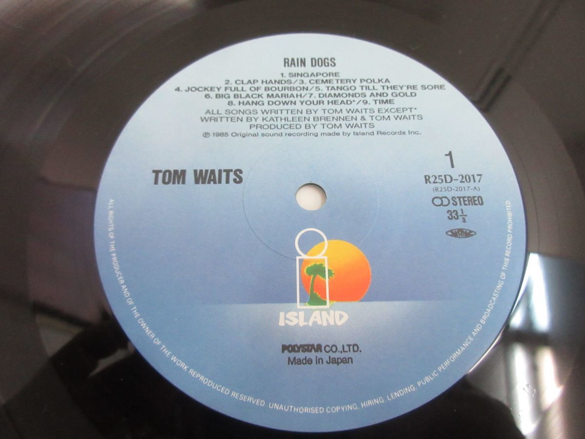 Rain TOM WAITS⁄RAIN Drape – DOGS トム・ウェイツ⁄レイン・ドッグズ