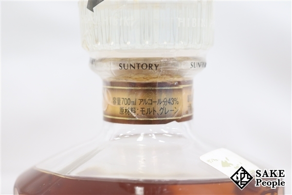 43% サントリー 響 17年 700ml 旧ボトル ウイスキー ◇注目! 箱 裏