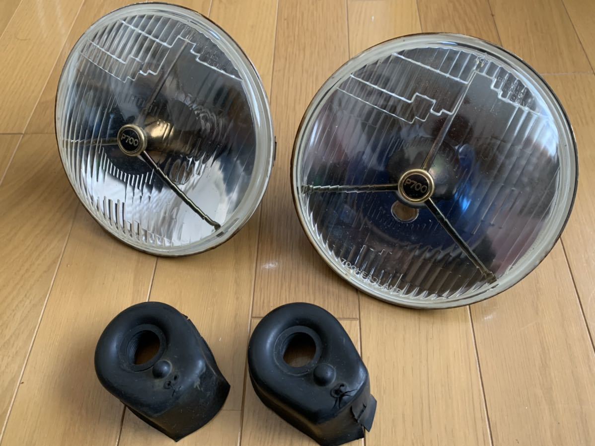 スリーポイントヘッド P700 ヘッドランプ ゴールド ミニクーパー