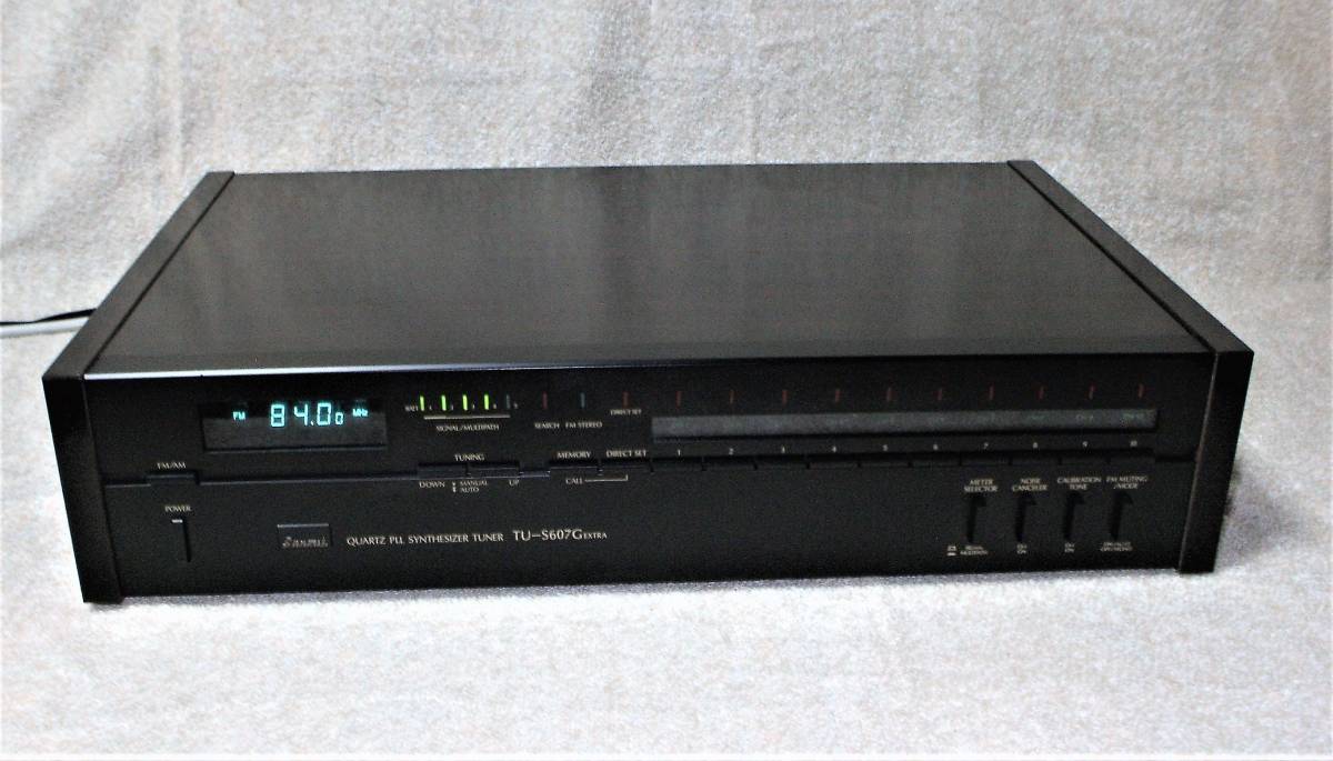 □サンスイ SANSUI FM/AMチューナー TU-S607G EXTRA (中古、動作品