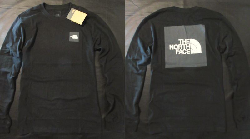 100%新品，お買い得 本物正規 ノースフェイス 長袖Tシャツ 背面ボックスロゴ BOX XL 黒 アメリカ限定/直営モデル/JK3(長袖Tシャツ)｜売買されたオークション情報、yahooの商品情報をアーカイブ公開 - オークファン 男性用