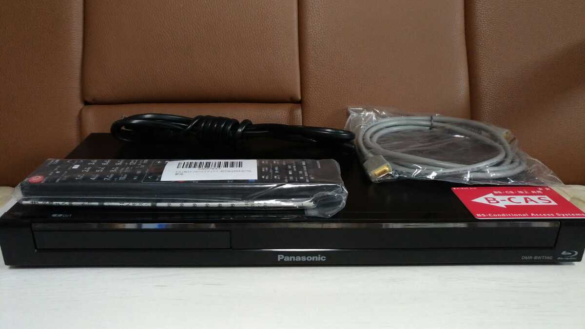 Panasonic パナソニック DIGA DMR ブルーレイディスクレコーダー DMR-BWT560 500GB☆13年☆パナソニック⁄DIGA☆HDD⁄BDレコーダー☆DMR-BWT560 ① W録画&frasl;外付けHDD対応 DMR-BWT560&frasl;2番組同時録画可&frasl;B-CAS，新品リモコン，HDMI ◎Panasonic 500GB - DMR-BWT560-K 4Kブルーレイ 1ＴB☆13年