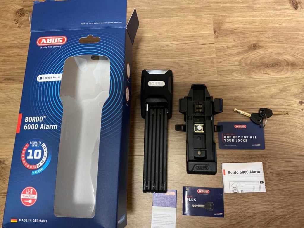 本物保証，定番人気 ABUS Bordo 6000 Alarm(鍵、ロック)｜売買されたオークション情報、yahooの商品情報をアーカイブ公開 - オークファン 鍵、ロック