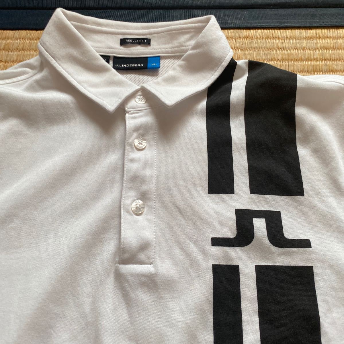 HOT，新品 J LINDEBERG J リンドバーグ ゴルフ 半袖ポロシャツ サイズM 白&times;黒ストライプ REGULAR FIT 正規品(Jリンドバーグ)｜売買されたオークション情報、yahooの商品情報をアーカイブ公開 - オークファ シャツ