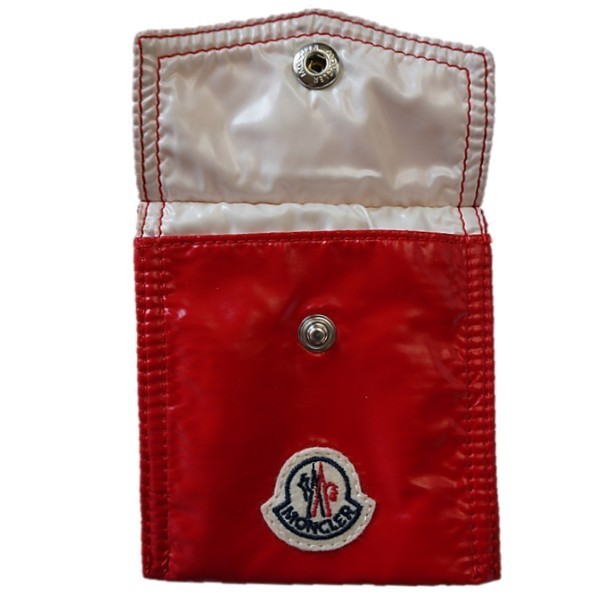 新品 モンクレール カードケース レッド MONCLER LIP BALM CASE 定期