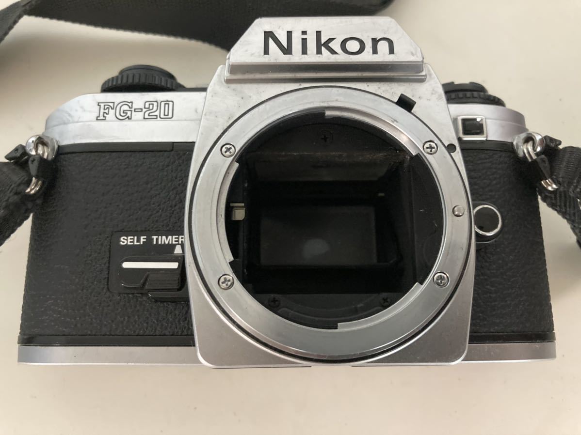 動作未確認！Nikon FG-20 シルバー ニコン ボディ 送料無料！ 【公式通販】