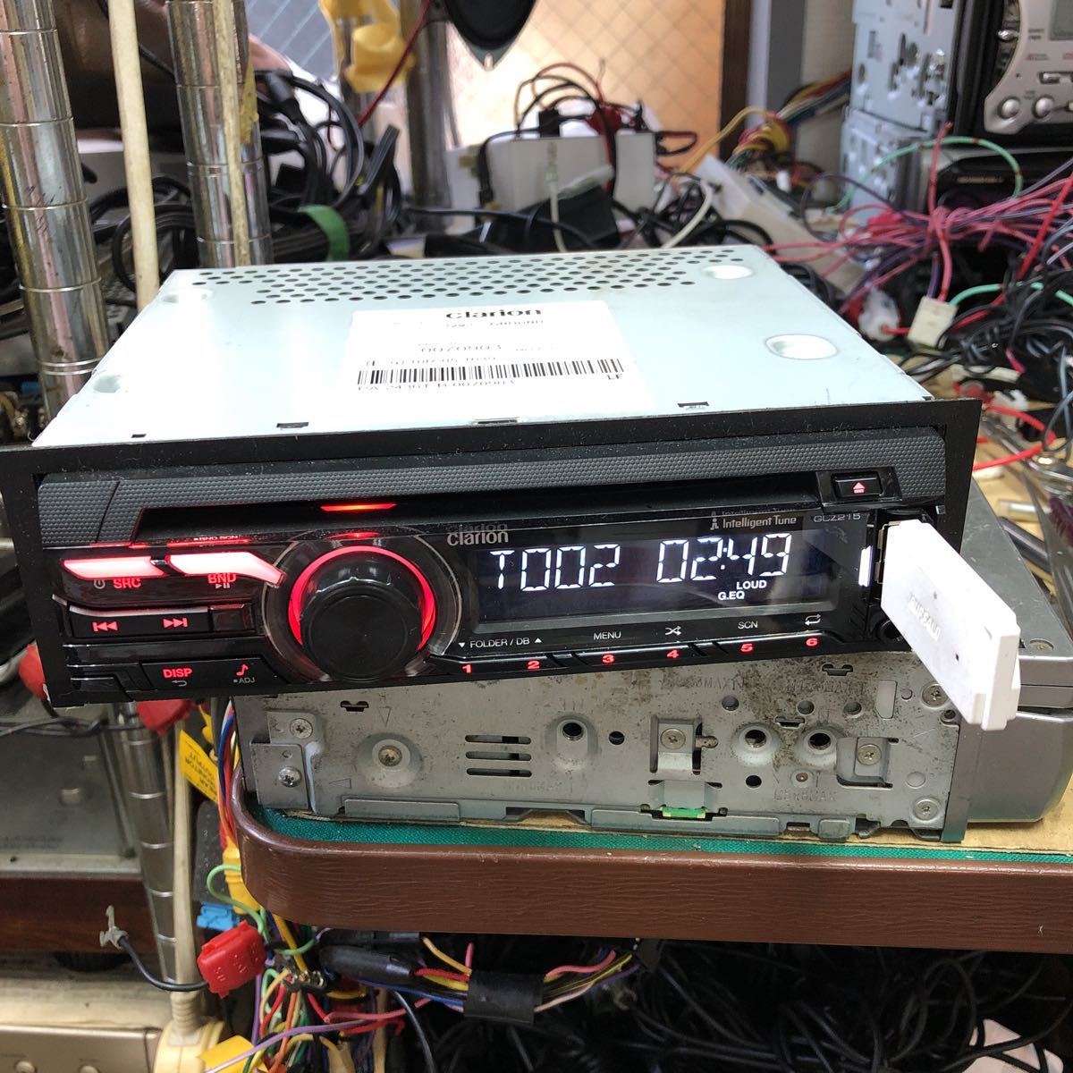 スズキ純正 クラリオン Clarion GCZ215 CD USB AUX ラジオ 1DINサイズ