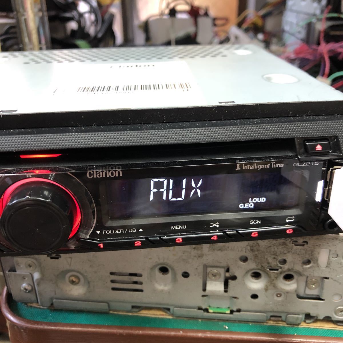 スズキ純正 クラリオン Clarion GCZ215 CD USB AUX ラジオ 1DINサイズ