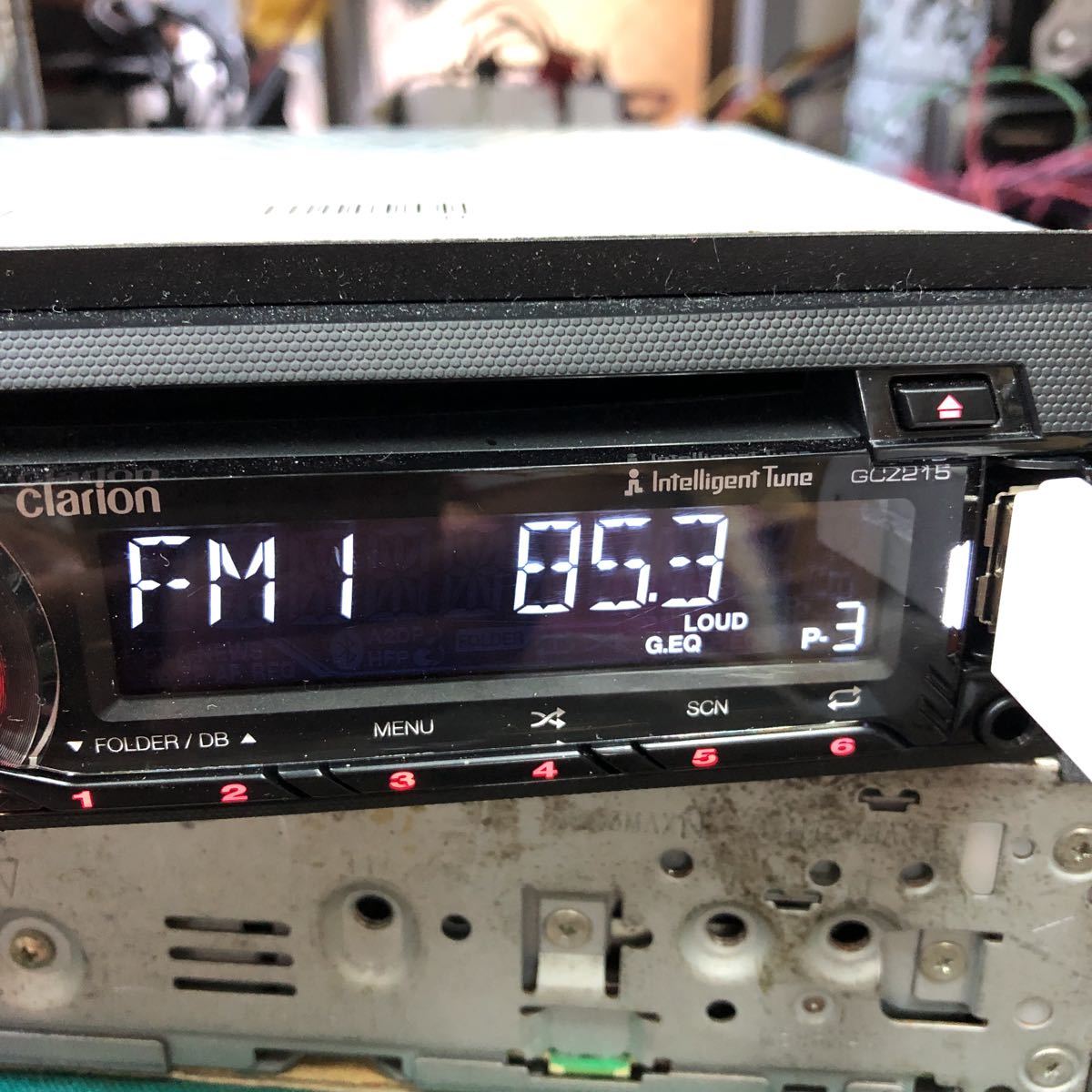 スズキ純正 クラリオン Clarion GCZ215 CD USB AUX ラジオ 1DINサイズ