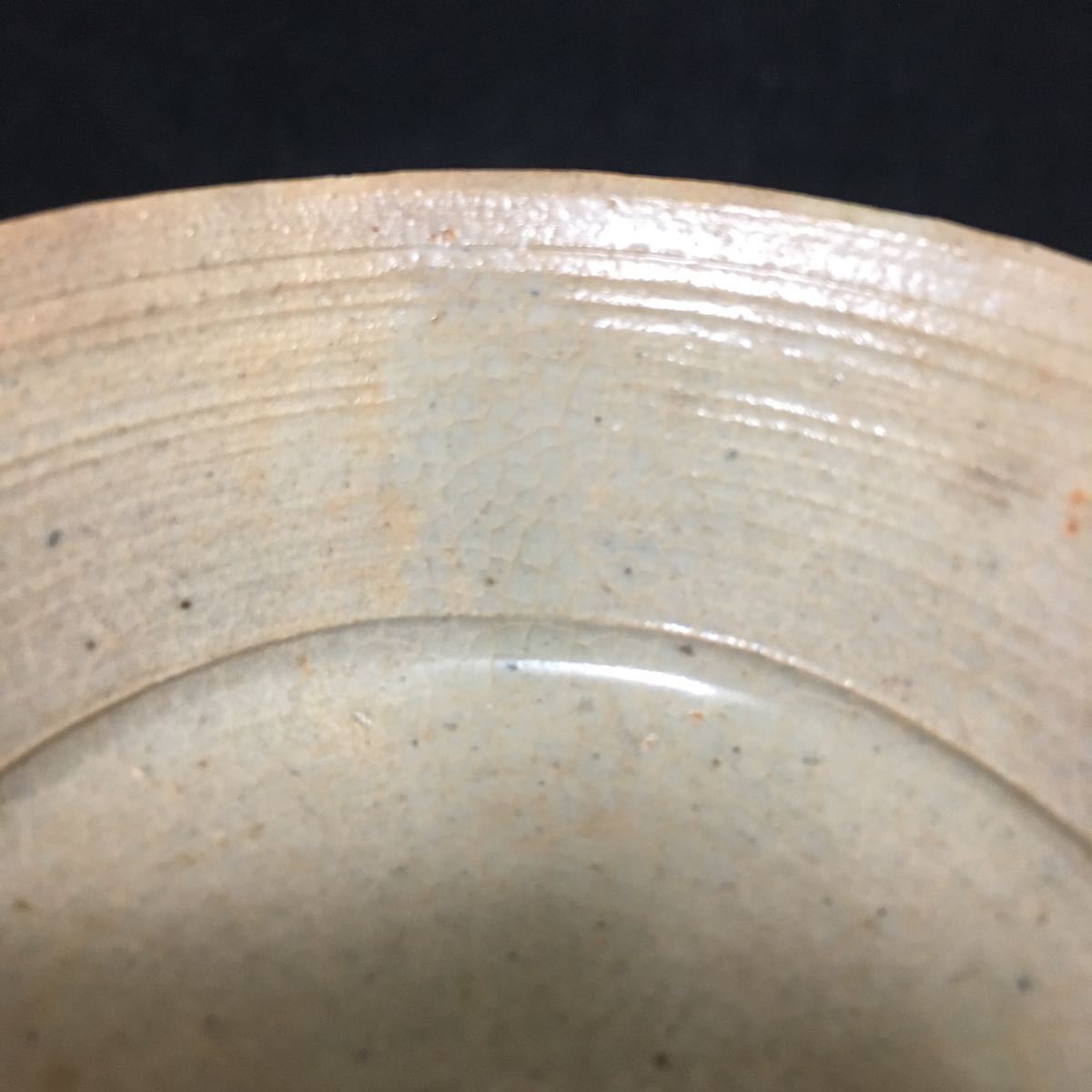 李朝 前期 中期 面取 八角 盃 ぐい呑 杯 酒器 李朝初期 堅平盃 酒器 ぐい呑