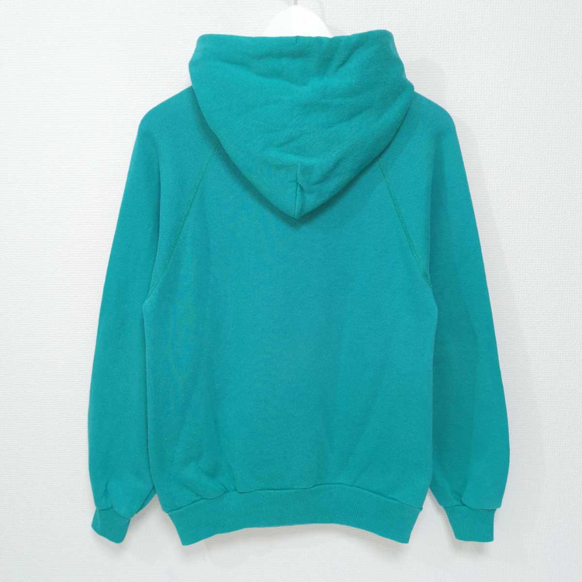 即決 S 80s Hanes ヘインズ スウェット パーカー 無地 VINTAGE USA製