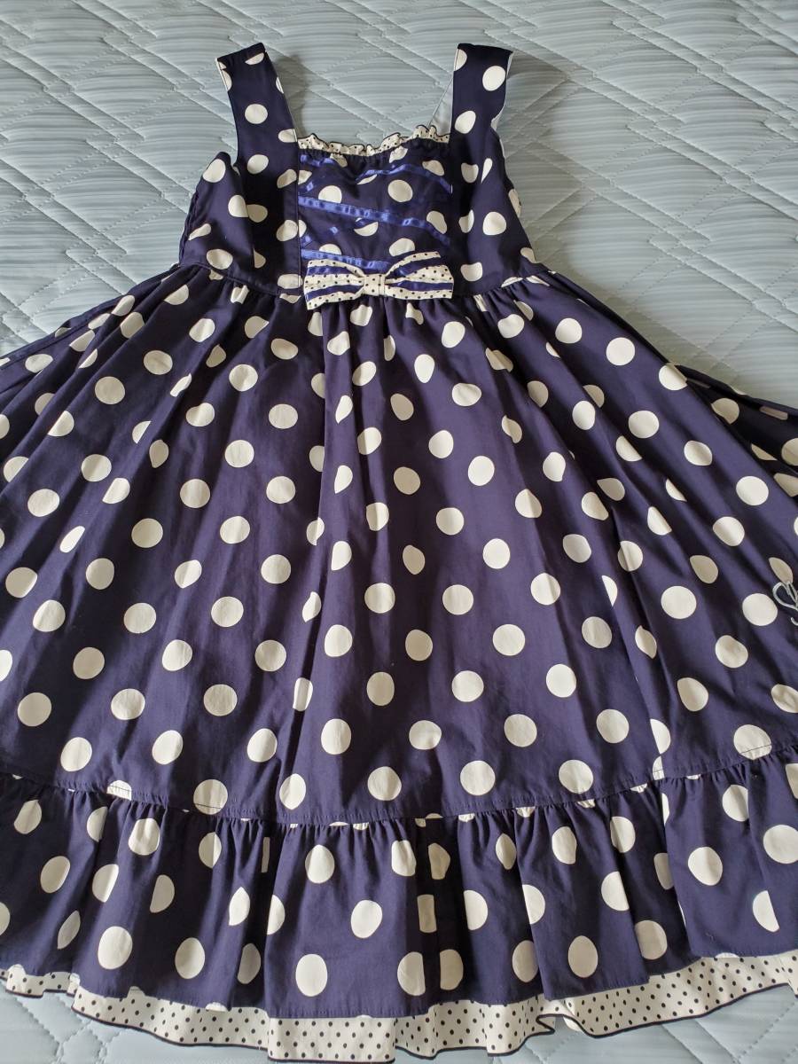 難ありシャーリーテンプル 店舗限定ブルーマリーヌサンドレス150 紺 ワンピース ミニ 売買されたオークション情報 Yahooの商品情報をアーカイブ公開 オークファン Aucfan Com