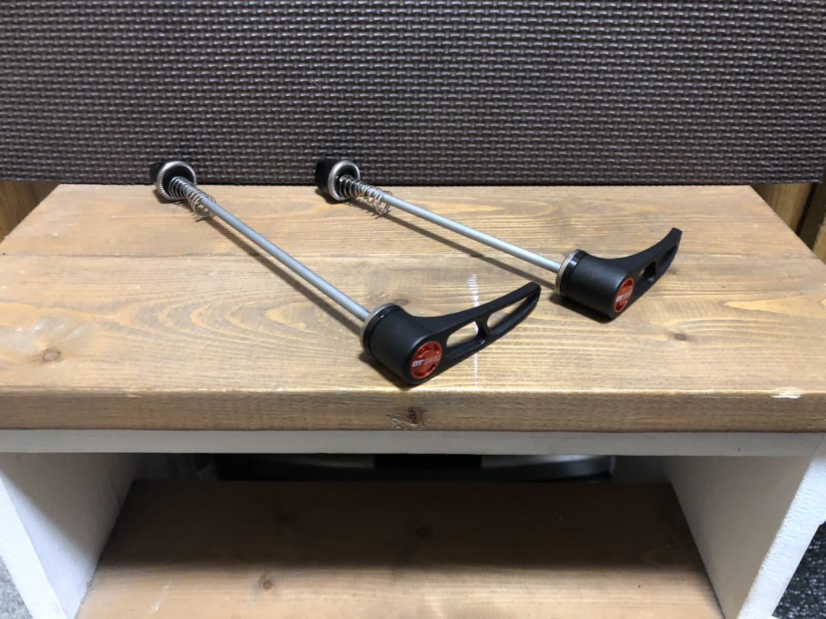 中古 DTスイス DTSWISS RWS クイックリリース ロード用前後セット　クイックレリーズ 104g 