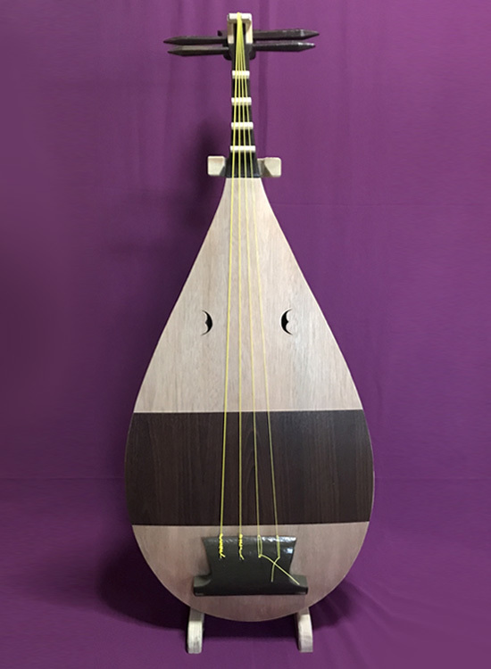楽琵琶(がくびわ)・手作りレプリカ【雅楽器 雅楽用品】LOT.31 楽琵琶