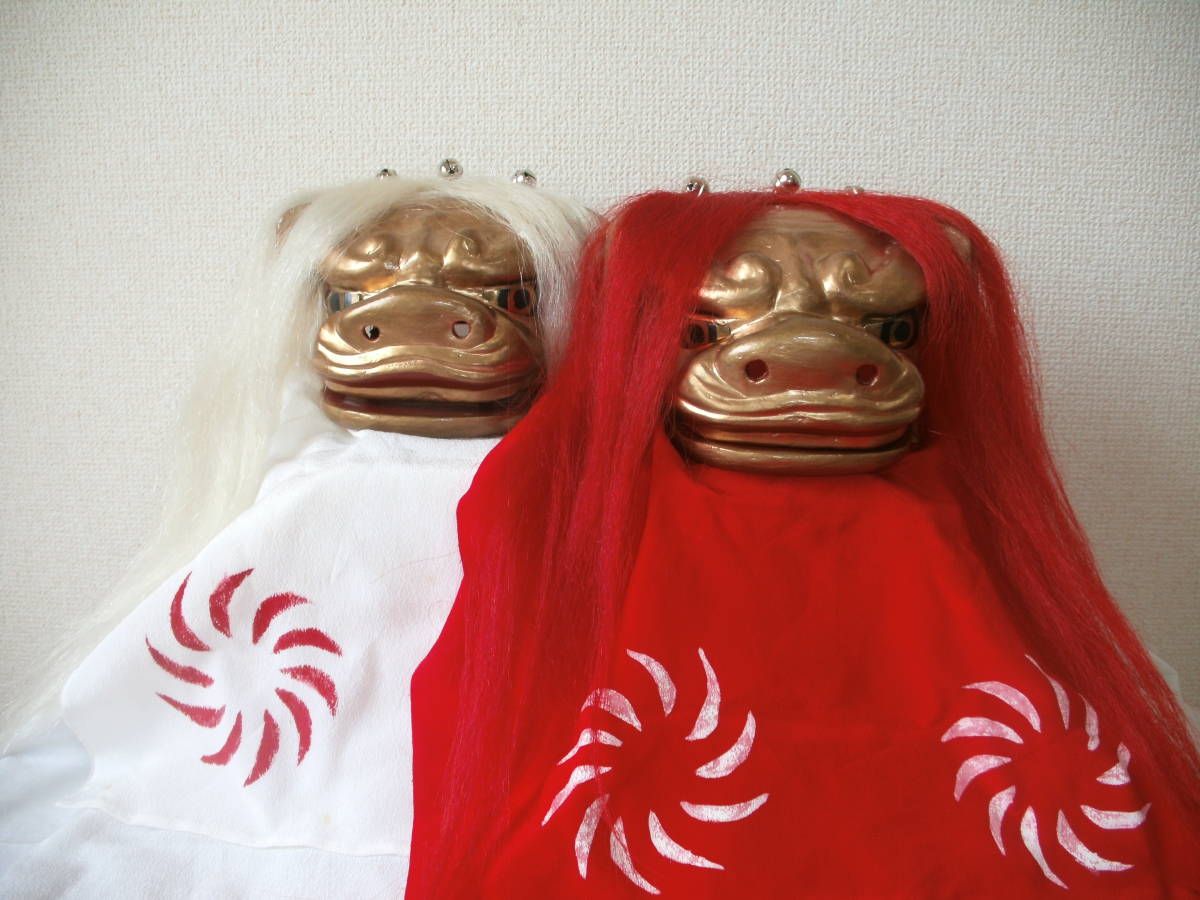 2025，新作登場 連獅子の手獅子 白赤2体セット 日本舞踊 踊り 小道具 獅子頭 舞台 コスプレ 祭り(ホビー、カルチャー)｜売買されたオークション情報、yahooの商品情報をアーカイブ公開 - オークファン その他