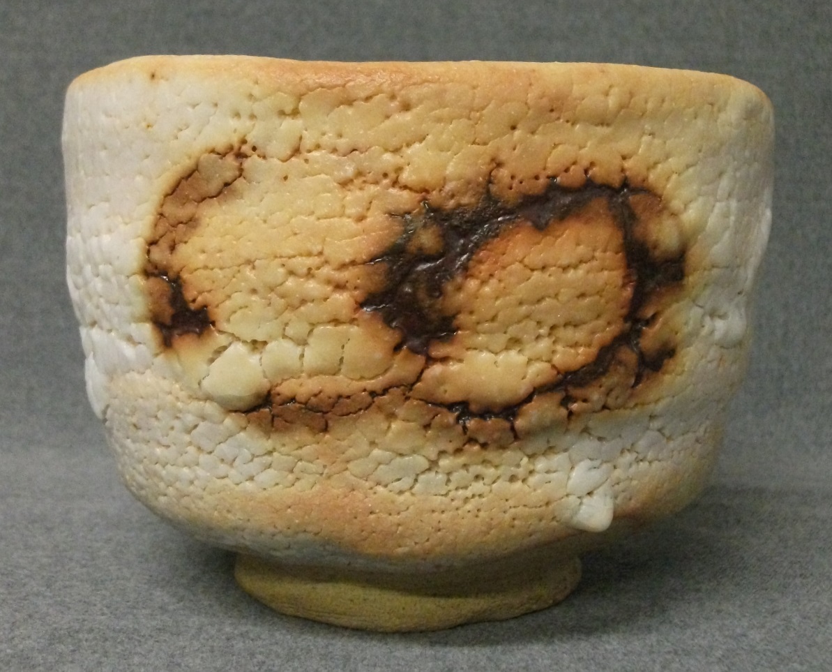 やはり穴窯に限る方へ] 志野 特上長石釉 志野茶碗 無形文化