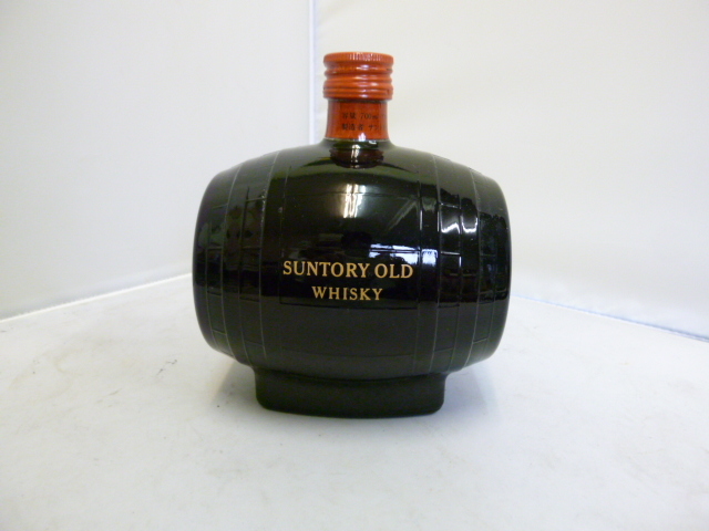 B311 未開栓 古酒 SUNTORY OLD WHISKY サントリー オールド 樽 ボトル