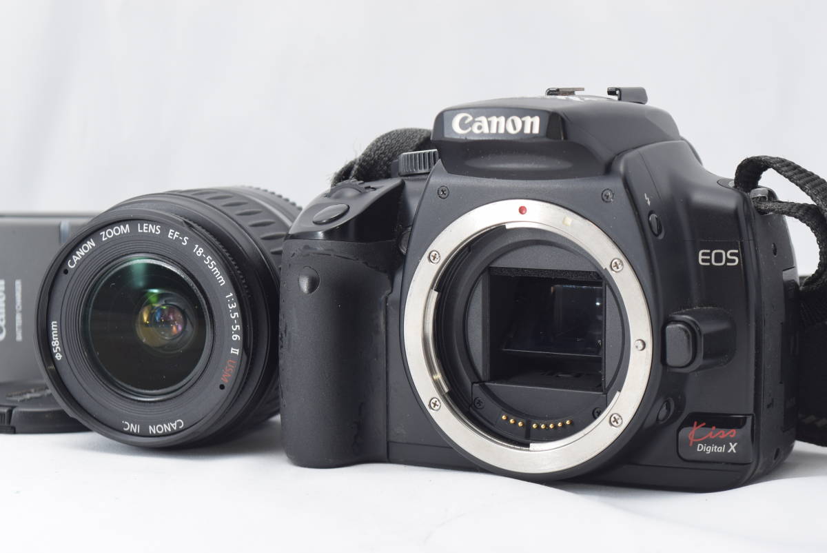 カメラ レンズ2つ付き！Canon EOS Kiss Digital X 一眼レフカメラ