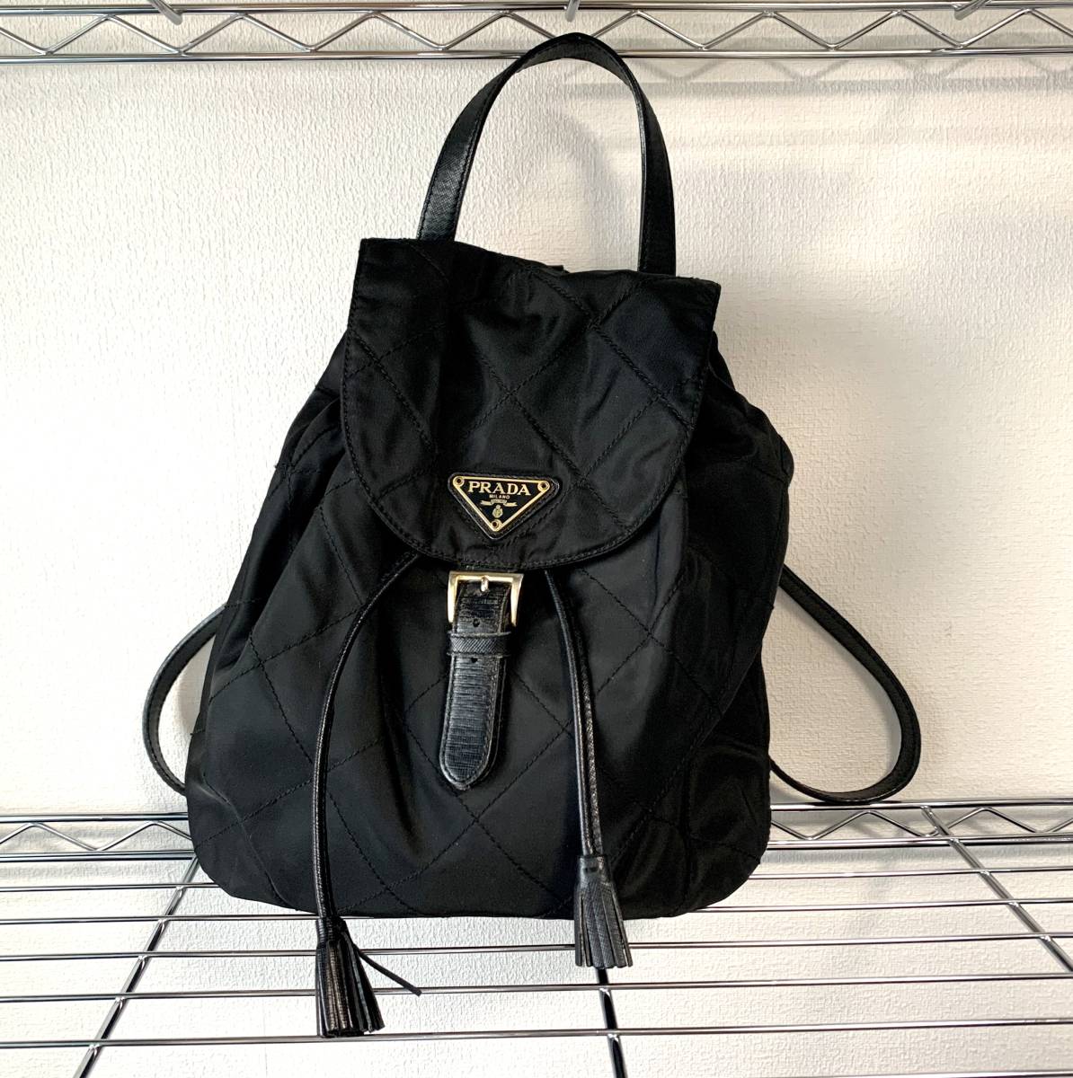 プラダ キルティング リュック ナイロン PRADA バックパック 1BZ002 