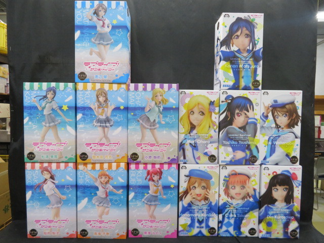ow082 ラブライブサンシャイン フィギュア まとめ 14点セット SPM 花丸 千歌 梨子 善子等