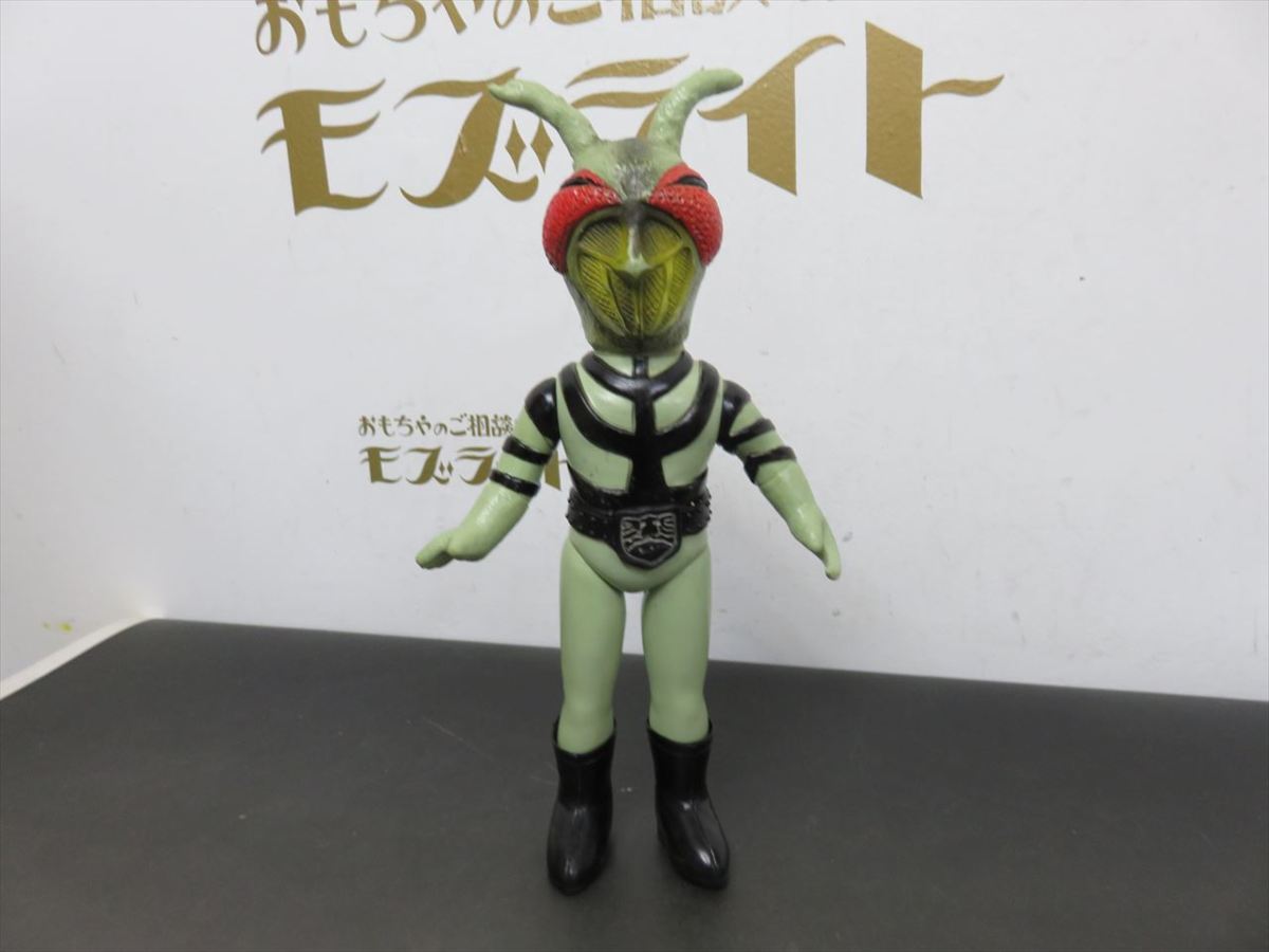 当時物 旧バンダイ 仮面ライダー カマキリ男 蟷螂男 ライダー怪人 日本