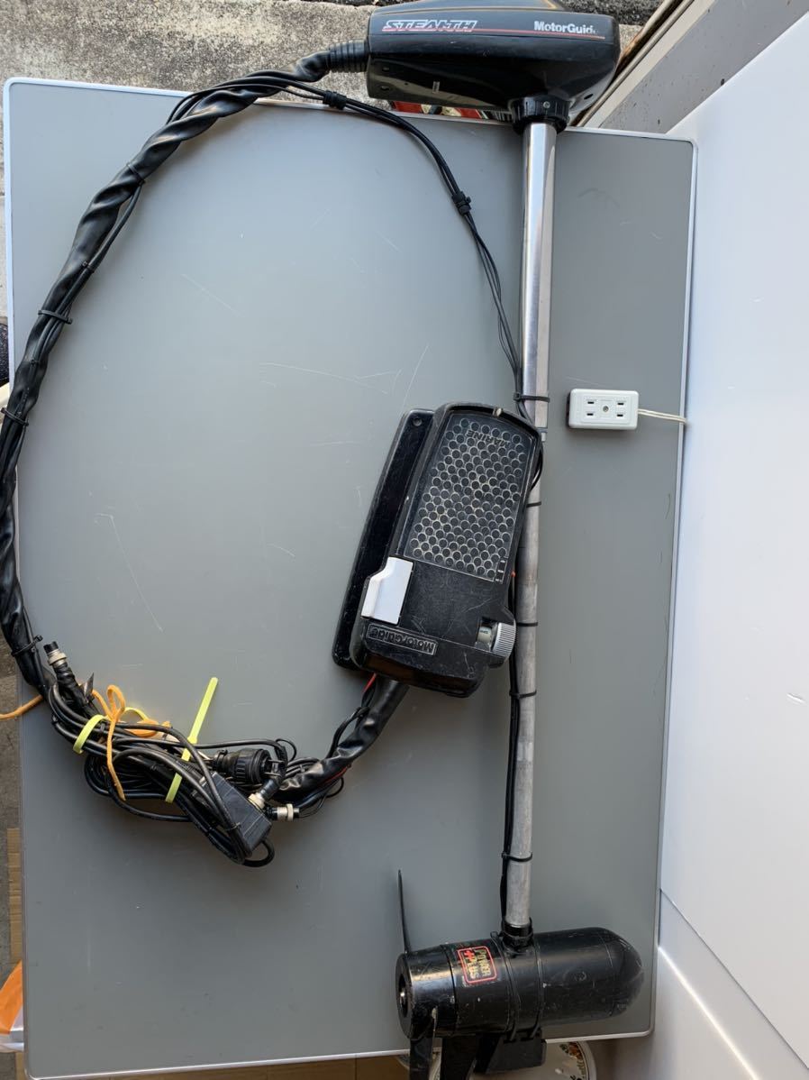  MotorGuide STEALTH モーターガイド ステレス 300 船外機 ペダル付き 通電確認ジャンク品(電装品)｜売買されたオークション情報、yahooの商品情報をアーカイブ公開 - オークファン 電装品