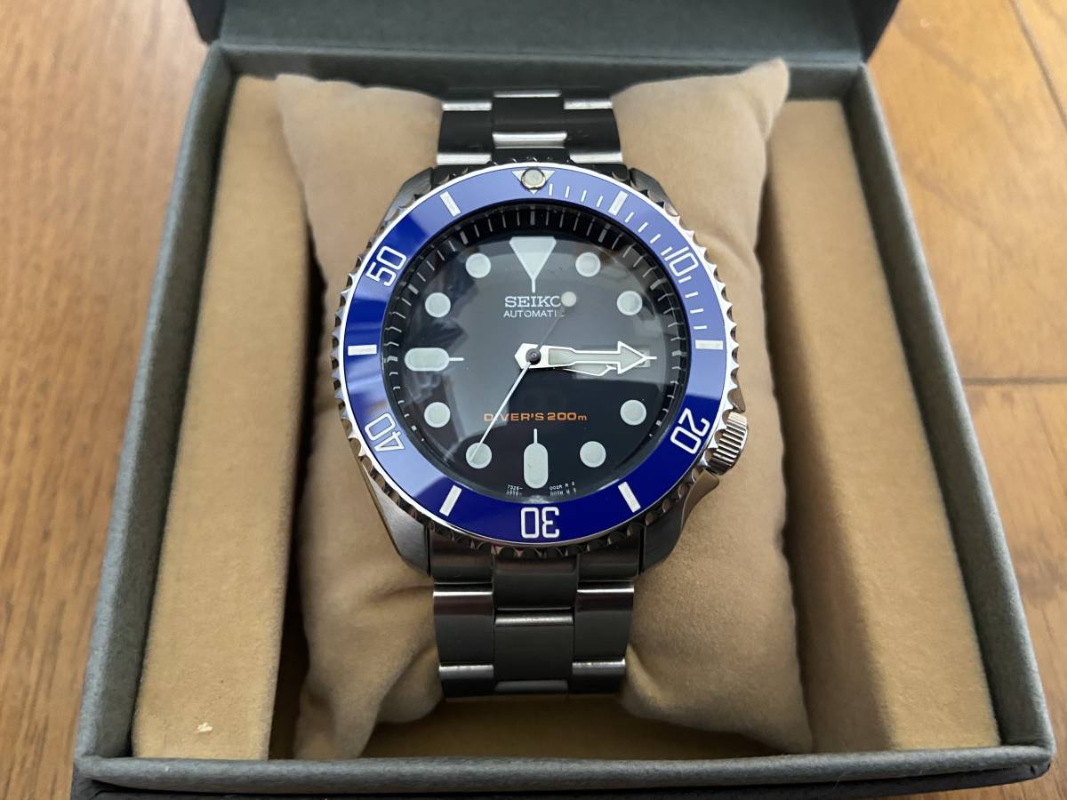 セイコー ネイビーボーイ SKX009 SEIKO 7S26-0020 カスタム 自動巻き 
