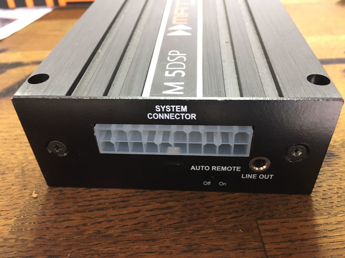 MATCH DSP 5chパワーアンプ内蔵（4スピーカー＋サブウーファー稼働 