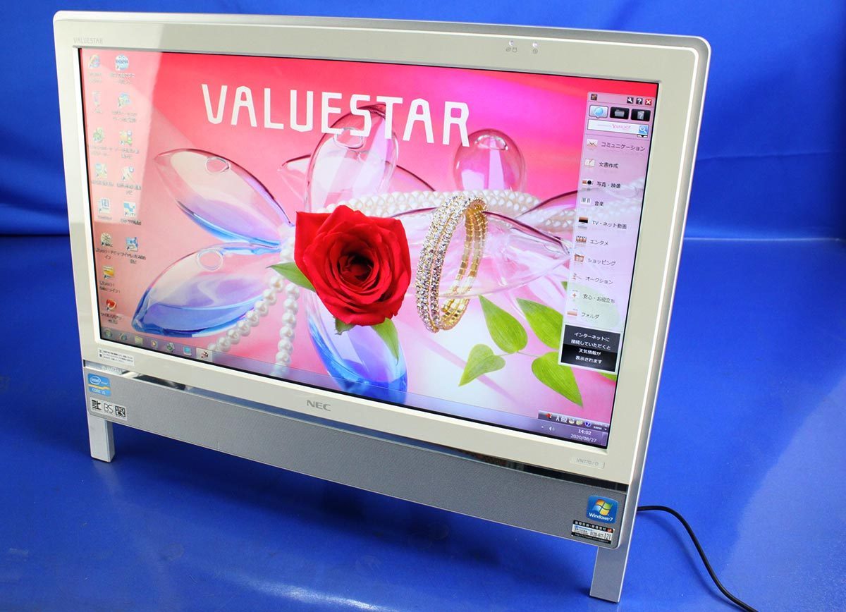20型 OS有 NEC VALUESTAR VN770/D Core i5-2410M/メモリ4GB/HDD1.5TB 