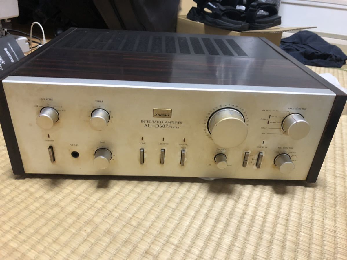 サンスイ SANSUI プリメインアンプ AU-D607F EXTRA ジャンク