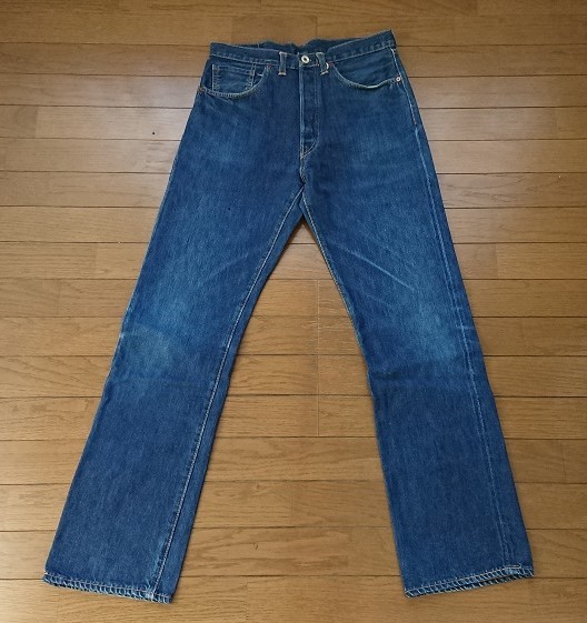 希少 LEVI'S S501XX 大戦モデル W33 BIGE バレンシア製 555リベット