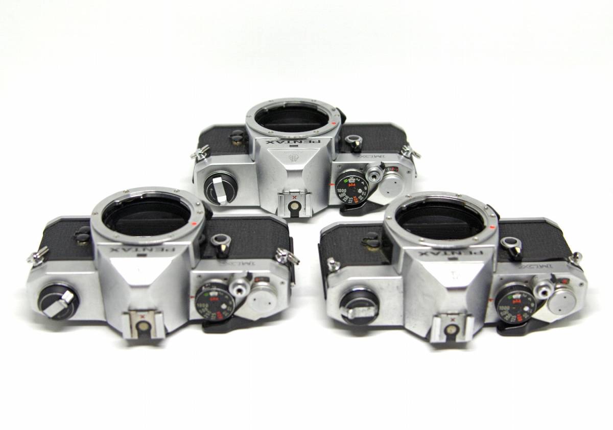 ☆ ペンタックスMX シルバーボディ 3台 ジャンク、部品取り用です